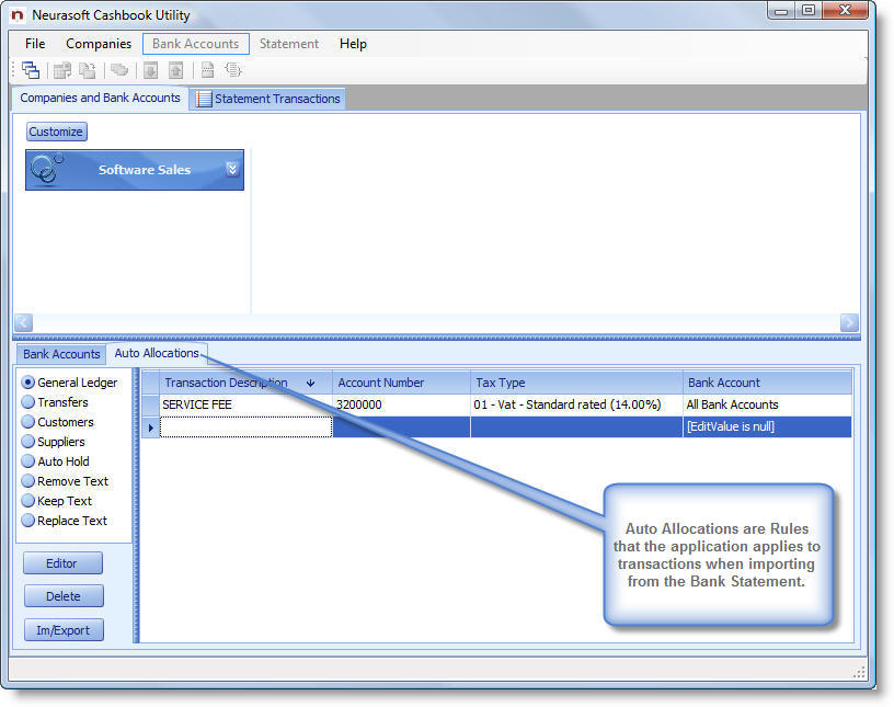 Companies and Auto Allocations